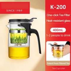 Heat Resistant Glass Tea Pot