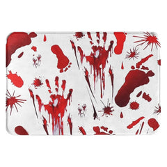 Halloween Blood Footprint Mat