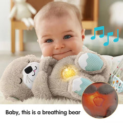 Baby Breathing Bear Plush Doll