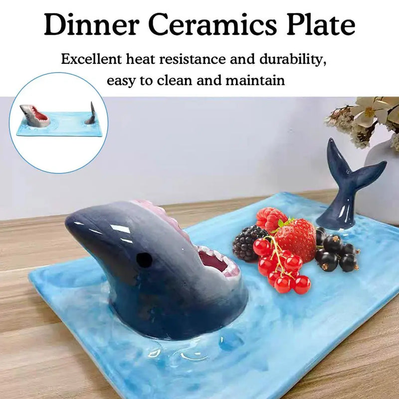 Unique Shark Shape Plate