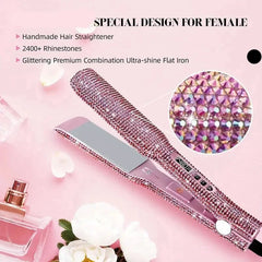 Rhinestone  Hair Straightener