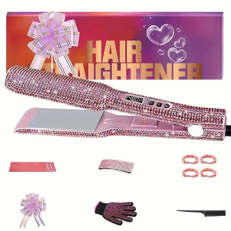 Rhinestone  Hair Straightener