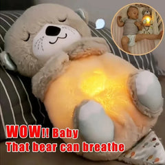 Baby Breathing Bear Plush Doll